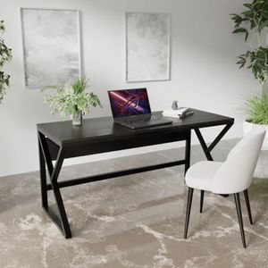 Riyan Luxiwood® Alden Computer Table in Engineering Wood for Home & Office, Simple Style Desk, Scratch Resistance Surface, Easy to Assemble, Study Table for Kids (Size-12 X 6 X 75 Cm)_Brown