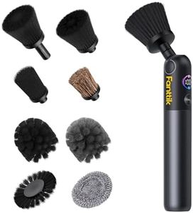 Fanttik Flip G10 Nano AutoCare Cordless Electric Scrubber, Dual-Speed with 8 Brush Heads, Adjustable Angle & Smart Display, IPX7 Waterproof for Deep Car Cleaning