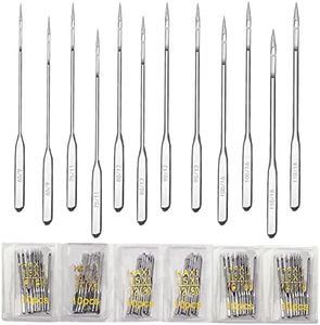Anvin 60 Count Sewing Machine Needles Universal Regular Point for Singer, Brother, Janome, Varmax Heavy Duty Ball Point Needles Assorted Size 65/9, 75/11, 80/12, 90/14, 100/16, 110/18(Silver)