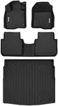 OEDRO Floor Mats & Cargo Liner Fit for 2023-2025 Honda CR-V (Include Hybrid Models), Honda CRV Accessories TPE All-Weather Custom Fit Floor Liners and Cargo Mat (Upper Position), Black