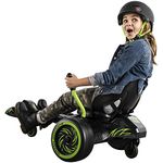 Huffy Green Machine Vortex 12v Electric Ride On Fast 360 Spin Action