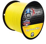 Professional Electric Dog Fence Wire - Solid Core Heavy Duty Direct Ground Burial Rated Perimeter Wire - Stands Up to The Elements on Any Wired Underground Dog Fence - 1000 Feet