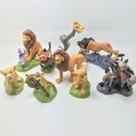 Magic Toyland Jungle Book Lion Action Figure Lion King Toys - Lion King Animal Toys - Action Figure Toy - Set -9 Pcs | Lot 5-9cm