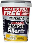 Ronseal 6886271-HHW Smooth Finish Filler Multi-Purpose Ready Mixed 900g, White