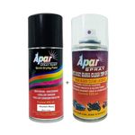 APAR Automotive Spray Paint Phantom Black (RC Colour Name) + GC Compatible for Hyundai Verna, Creta, Venue, Grand i10 NIOS, ALCAZAR,Tucson Cars -225 ml (Pack of 2-Pcs)