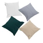 Gardenista Large Garden Scatter Cushion | Water Resistant Hollowfibre Filled Outdoor Seating Furniture Pillow | Great for Patio Rattan Chairs | Comfy & Lightweight (4, Rainbow A)