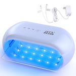 LET'S RESIN UV Light Advanced,24W Large Size UV Resin Light with 36 LED Beads, Two-Sided Longer time Setting(2m,3m,5m) UV Lamp for Resin Curing,Resin Molds, Jewelry Making, DIY Craft Decor