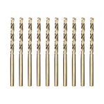 Meccion HSS Cobalt Jobber Drill Bit 10pcs 3.5mm Twist Drill Bit for Drilling Stainless Steel and Metal