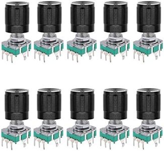 DaFuRui (7 Pin 20MM)10 PCS 360 Degree EC11 Rotary Encoder Code Switch Digital Potentiometer with Caps