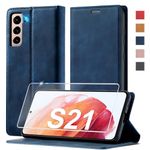 Mobile Phone Case for Samsung Galaxy S21, Premium Leather Wallet Protective Flip Case, 360 Degree Shockproof Leather Case for Samsung Galaxy S21 5G Case Wallet Anti-Scratch S21 5G Case Holster