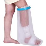 DIALDRCARE Neoprene_Blend Waterproof Leg Cast Cover For Shower&Bath,Reusable Sealed Watertight Cast Protector (Leg Cast Protector),Fracture,One Size