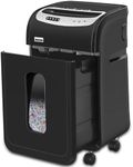VidaTeco Cross-Cut Paper Shredder Heavy Duty, 20-Sheet Shreds Paper/Card/Staple/Clip Paper Shredder for Home Office Use, Security Level P-4 Jam Proof System 30L Pullout Basket and Wheels