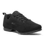 Rumpf Zuma 1567 Dance Hip Lindy Hop Swing Dance Training Shoe Trainers, black, 9 UK