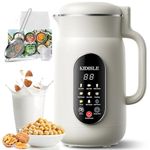 KIDISLE - 55oz Nut Milk Maker Machine, 10-in-1 Soup Maker with 140°F Heating and 8H Keep Warm, Plant Based Touch Screen for Almonds, Oatmeal