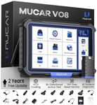 MUCAR VO8 OBD2 Scanner, 2025 Bi-Directional Scan Tool, All System Diagnostics with 2000+ Active Test, 34+ Reset Services, ECU Coding, Power Balance, Crank Relearn, FCA AutoAuth, 2 Year Update