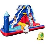 HONEY JOY Inflatable Water Slide, D