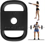 Yes4All 2-inch Cast Iron Olympic Weight Plate, 3-in-1 Ruck Weight & Kettlebell for Rucking, Swings, Squat, Strength Training, and Fitness Workout