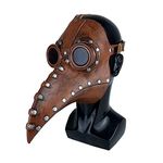 Stegosaurus Plague Doctor Bird Mask Long Nose Beak Cosplay Steampunk Halloween Costume Props Latex Material