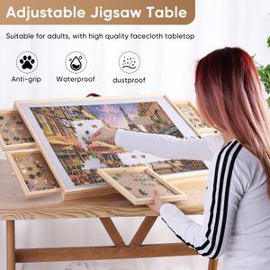 Ruication Folding Jigsaw Puzzle Board – Portable Puzzle Storage
