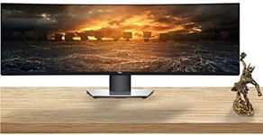 Dell U4919DW UltraSharp 49" Curved LED Backlit IPS Gaming Monitor, VESA Compatible, Anti-Glare, Tilt and Swivel (HDMI, USB 3.0, USB-C, Monitor Port)