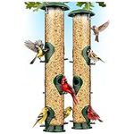 Metal Bird Feeders for Outside, 6-P