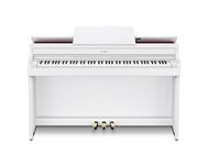 Casio CELVIANO AP-300 Console Digital Piano, with 88 Weighted Keys, 19 Tones, 40W Speaker System, Bluetooth Audio/MIDI, USB, White Finish (AP-300WE)