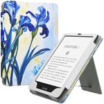 MoKo Case for 6.8" Kindle Paperwhite(11th Generation-2021) and Kindle Paperwhite Signature Edition, Slim PU Shell Cover Case with Auto-Wake/Sleep for Kindle Paperwhite 2021, Blue Iris