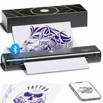 Phomemo TP81 Upgraded Tattoo Stencil Printer, Bluetooth Tattoo Printer with 10pcs Tattoo Transfer Paper, Wireless Thermal Tattoo Stencil Printer Machine Compatible with Smartphone iPad & PC, Tablet