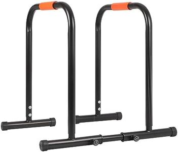 Adjustable Dip Bar Heavy Duty Dip Station 127KG/500LB Capacity Parallettes Calisthenics Equipment Parallel Bars for Home Gym