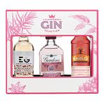 Flavoured Gins in Pretty Floral Box Gift Selection by Blue Tree Gifts