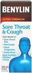 BENYLIN Extra Strength Sore Throat and Cough Syrup, Relieves Sore Throat and Wet Cough, 100mL