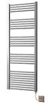 Greened House Chrome Straight Electric Heated Towel Rail 400mm wide x 1600mm high