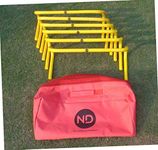 ND Sports Football Speed Agility Training Hurdles 6-Piece Set with Carry Bag, 6-Inch Height, One Size, VNX-6" Hurdle x6