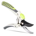 Shark-Tuff® Heavy Duty Garden Secateurs Garden Scissors Pruning Shears Aluminium | Rust Proof High Carbon Steel SK5 Blade with Safety Lock | Hand Secateurs & Pruning Scissors… (Shark-Tuff® Pro)