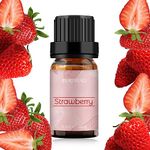BURIBURI Strawberry Essential Oil, 100% Pure, 0.33 Fl Oz Aromatherapy Strawberry Fragrance Oil 10ML for Diffuser, Massage