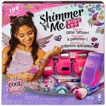 Cool Maker, Shimmer Me Body Art with Roller, 4 Metallic Foils and 180 Designs, Temporary Tattoo Kids Toys for Ages 8 and Up