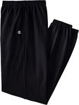 Champion Sweatpants Men's Big and Tall Heavyweight Fleece Joggers, Black, L Big Tall