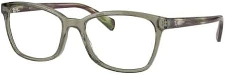 Ray-Ban RX5362 8178 54MM Transparent Green Cateye Eyeglasses for Women + BUNDLE With Designer iWear Eyewear Kit