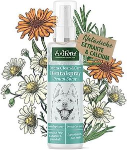 AniForte Denta Clean & Care Dentalspray für Hunde – 100% natürliche Extrakte & Calcium, entfernt Zahnbelag, Mundgeruch Spray für frischen Atem, beugt Plaque, Zahnstein vor, Zahnpflege Spray