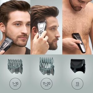 Panasonic Beard Trimmer for Men – Adjustable Length, Grey