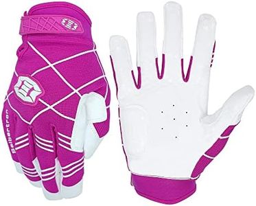 Seibertron B-A-R PRO 2.0 Signature Baseball/Softball Batting Gloves Super Grip Finger Fit for Youth (Pink, S)