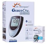 Dr. Morepen GlucoOne Blood Glucose Monitor Model BG-03 with 25 Strips