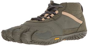 Vibram Men's Men's V-trek Military/Dark Grey Hiking Shoe, Military Dark Grey, 9.5 10 UK