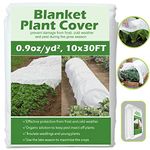 Valibe Plant Covers Freeze Protection 10 ft x 30 ft Floating Row Cover Garden Fabric Plant Cover for Winter Frost Protection Sun Pest Protection (10FT X 30FT) …