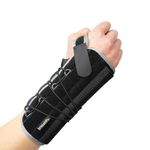 BraceUP Quick Wrap Wrist Brace for Carpal Tunnel, Tendonitis, and Arthritis – Hand and Wrist Support Splint (Right Hand)