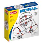 Quercetti - Skyrail Starter Set Marble Run - 94 Pcs and 4,5 Meters of Track - Roller Coaster Marble Track Set for Kids 6-12 Years - 6429