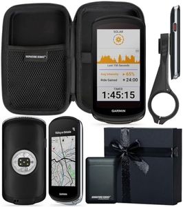 Garmin Edge 1040 Solar Compact Touchscreen GPS Cycling Handheld with Signature Series Gift Bundle