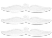 KimYoung Cotton Terrycloth + Brushed Cotton - Bra Liners for Sweat Rash Under Bra Sweat Liners– 3PCS, White, Medium