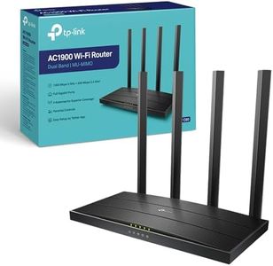 TP-Link Archer C80 AC1900 MU-MIMO Dual Band Wireless Gaming Router, Wi-Fi Speed Up to 1300 Mbps/5 GHz + 600 Mbps/2.4 GHz, Supports Parental Control, Guest Wi-Fi