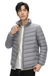 Lymio Puffer jacket for men || jacket for men || puffer jacket for men winter (P-J-01-03) (IN, Alpha, L, Grey)